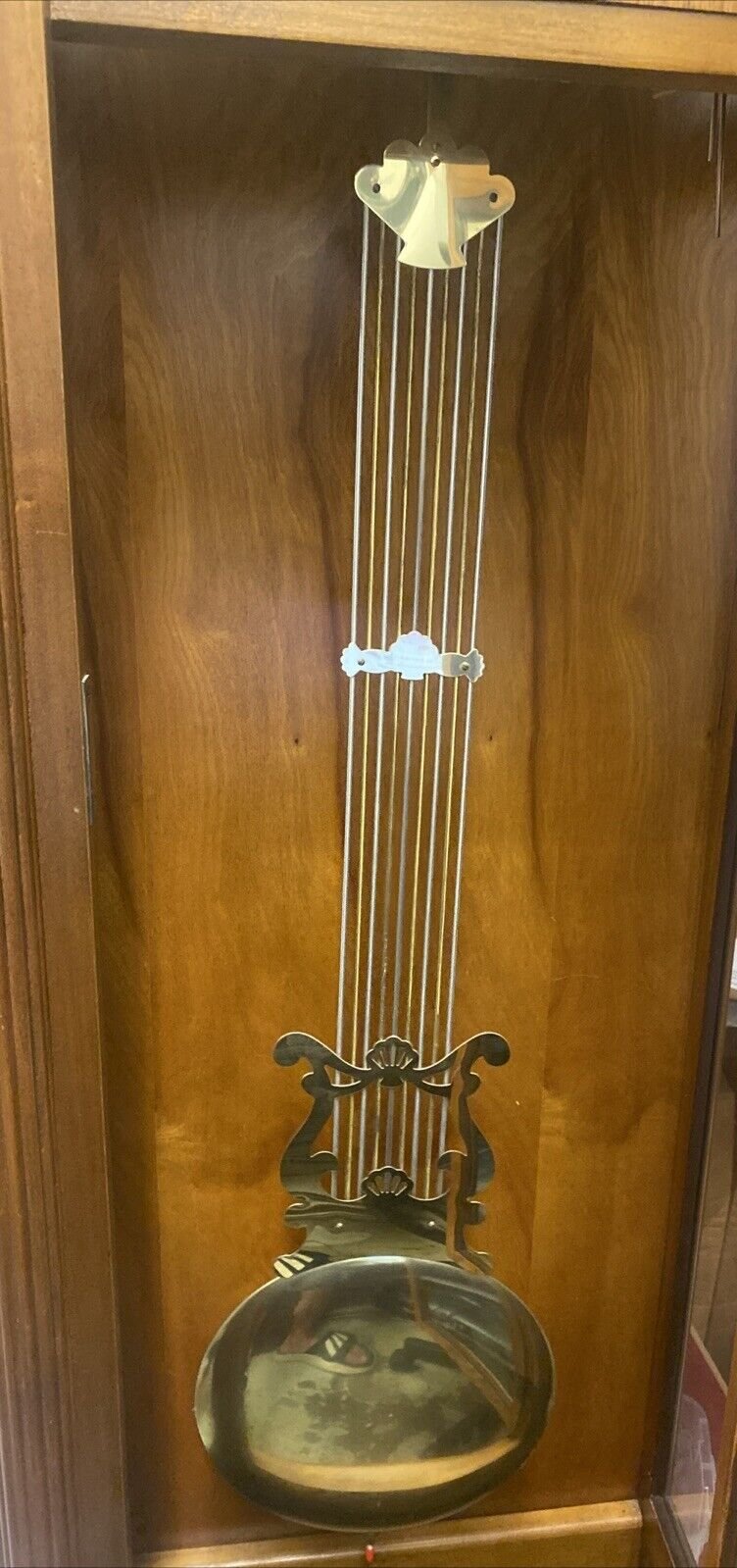 Ridgeway Grandfather Clock #221 Authentic Pendulum: Still Has Plastic on 9" Bob