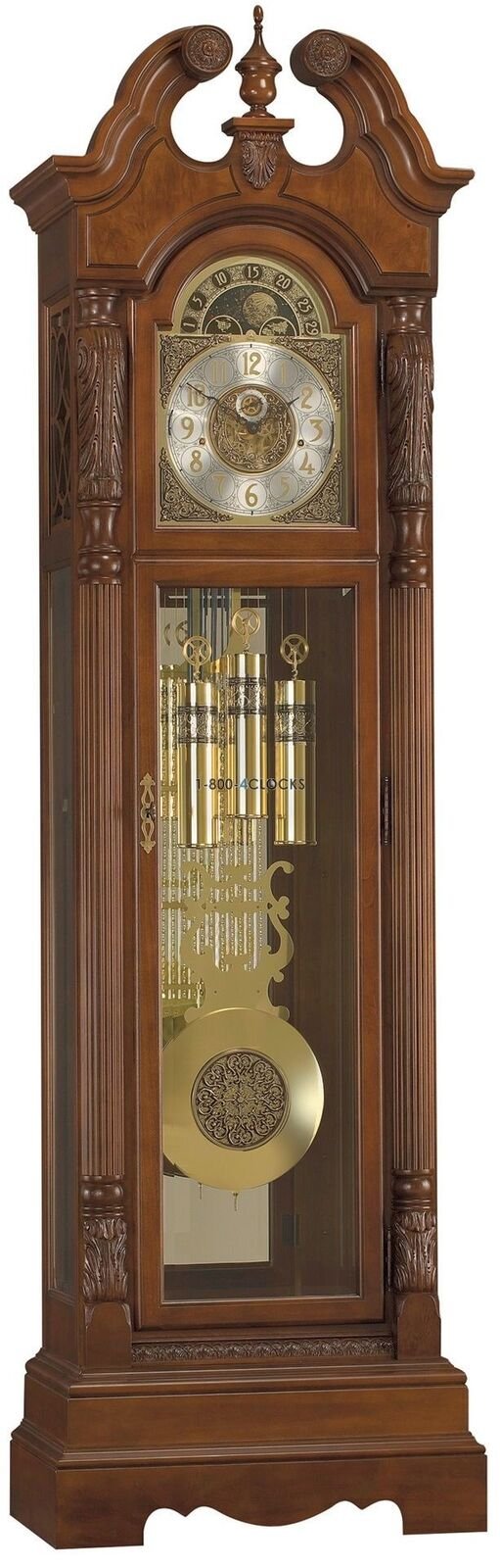 Ridgeway Rochdale Grandfather Clock LOW COST GUARANTY R2563