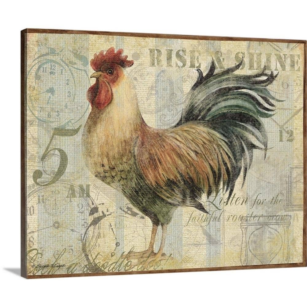 Rise and Shine Rooster by Susan Winget Canvas Wall Art