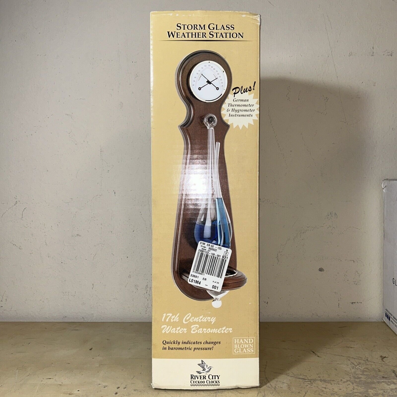 River City Clocks Wall Mounted Weather station L89-117ch