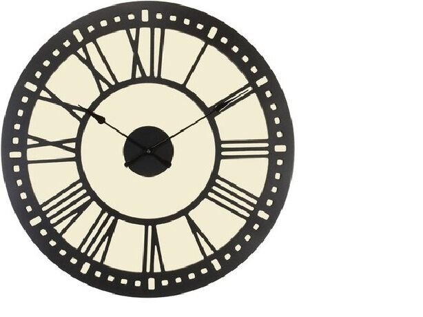 River City La Crosse 24 inch Black Tower Wall Clock L26-124