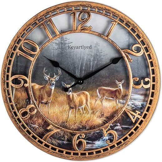 Best Whitetail Deer Wall Clocks