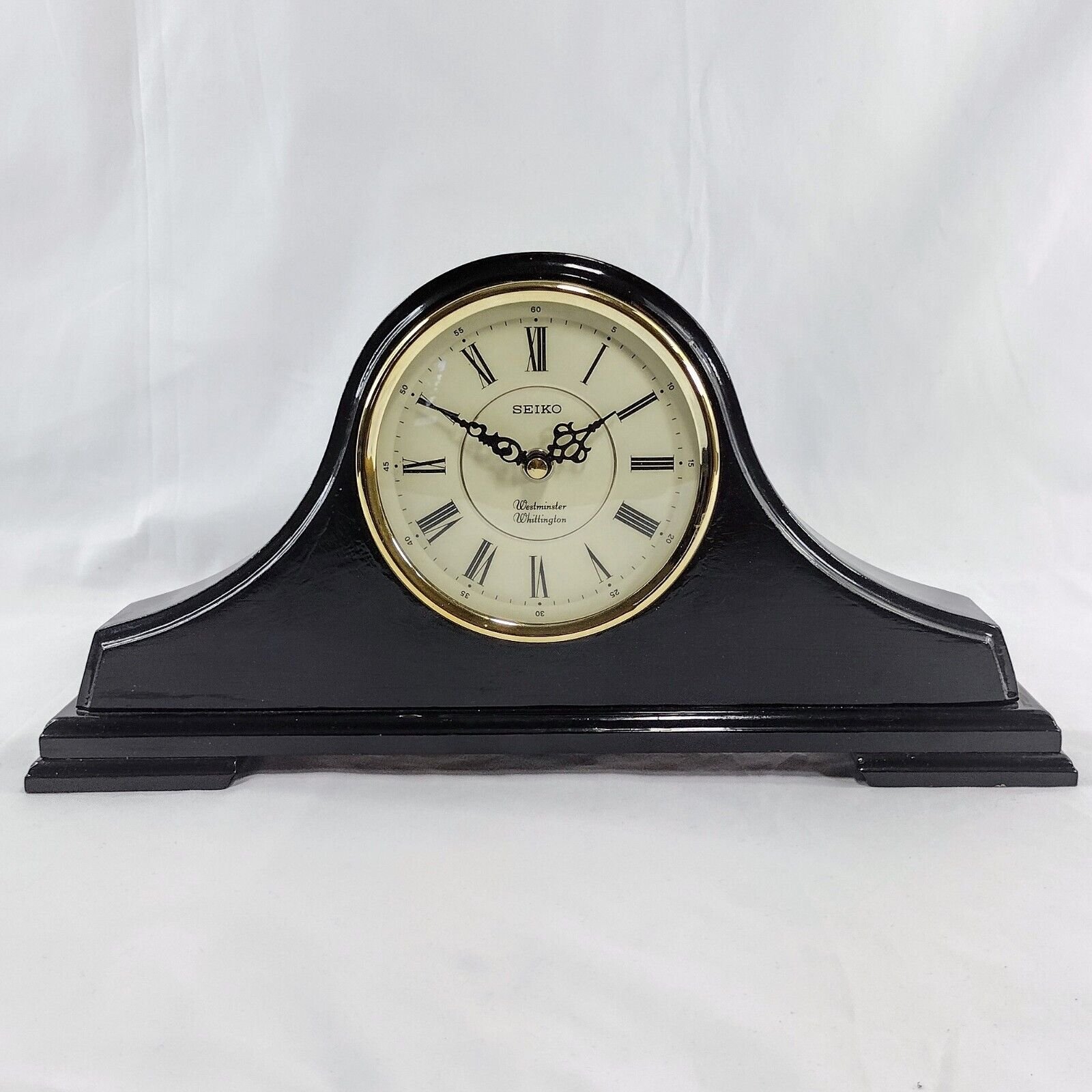 Seiko Quartz Westminster Whittington Mantel Clock Seiko Kaito QXJ008BLH