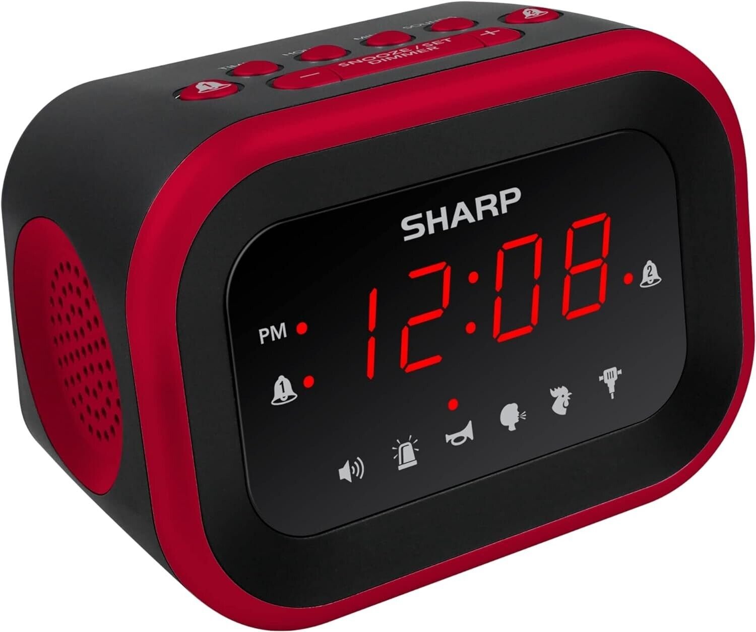 Sharp Big Bang Super Loud Alarm Clock for Heavy Sleepers, 6 Extremely Loud Wake
