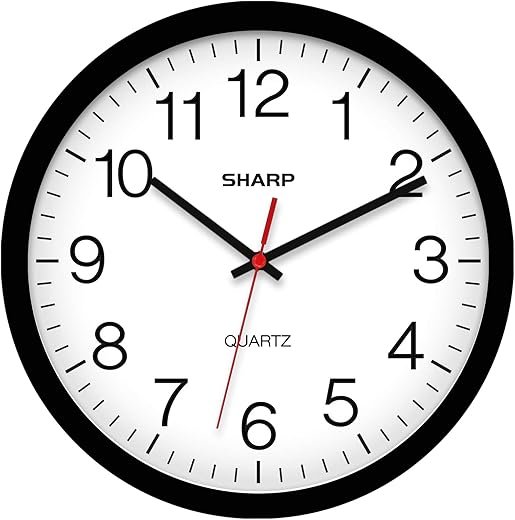 Best Sharp Quartz Office Wall Clocks