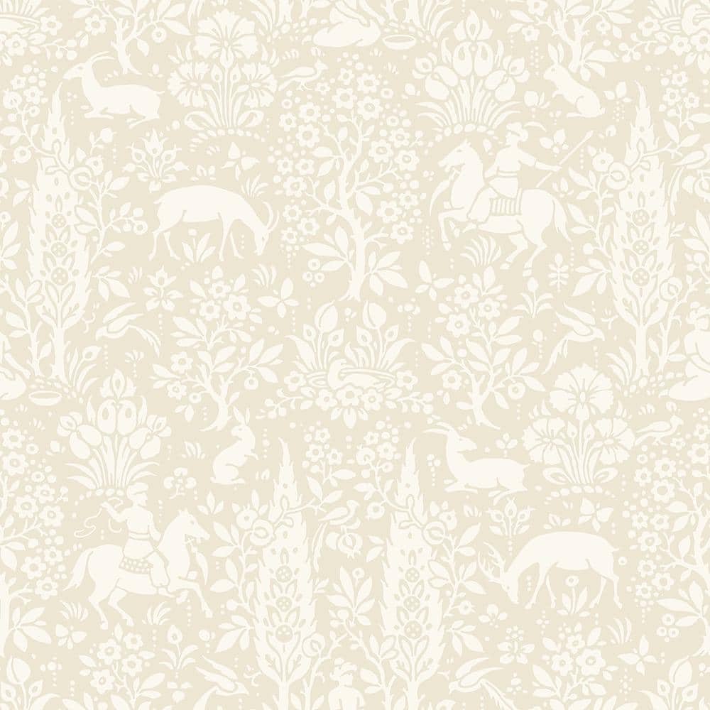 Sherwood Cream Woodland Sample Cream Wallpaper Sample