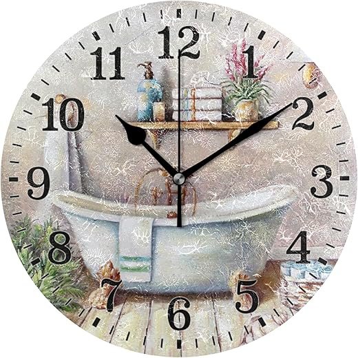 Best Decorative Bathroom Clocks