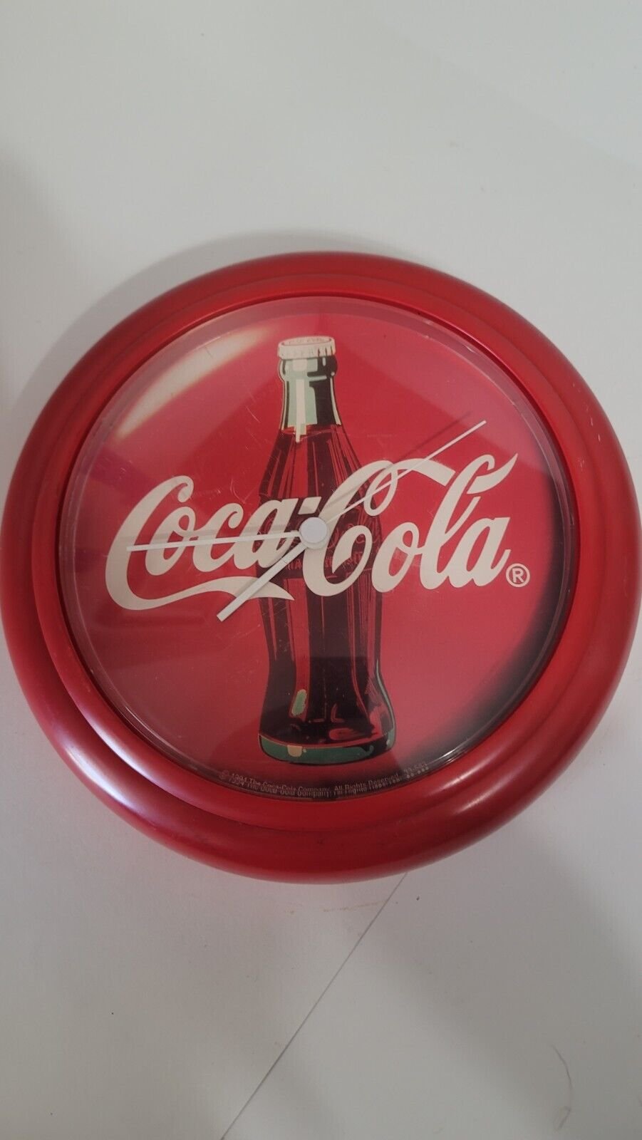 Small Red Coca Cola Coke Wall Clock