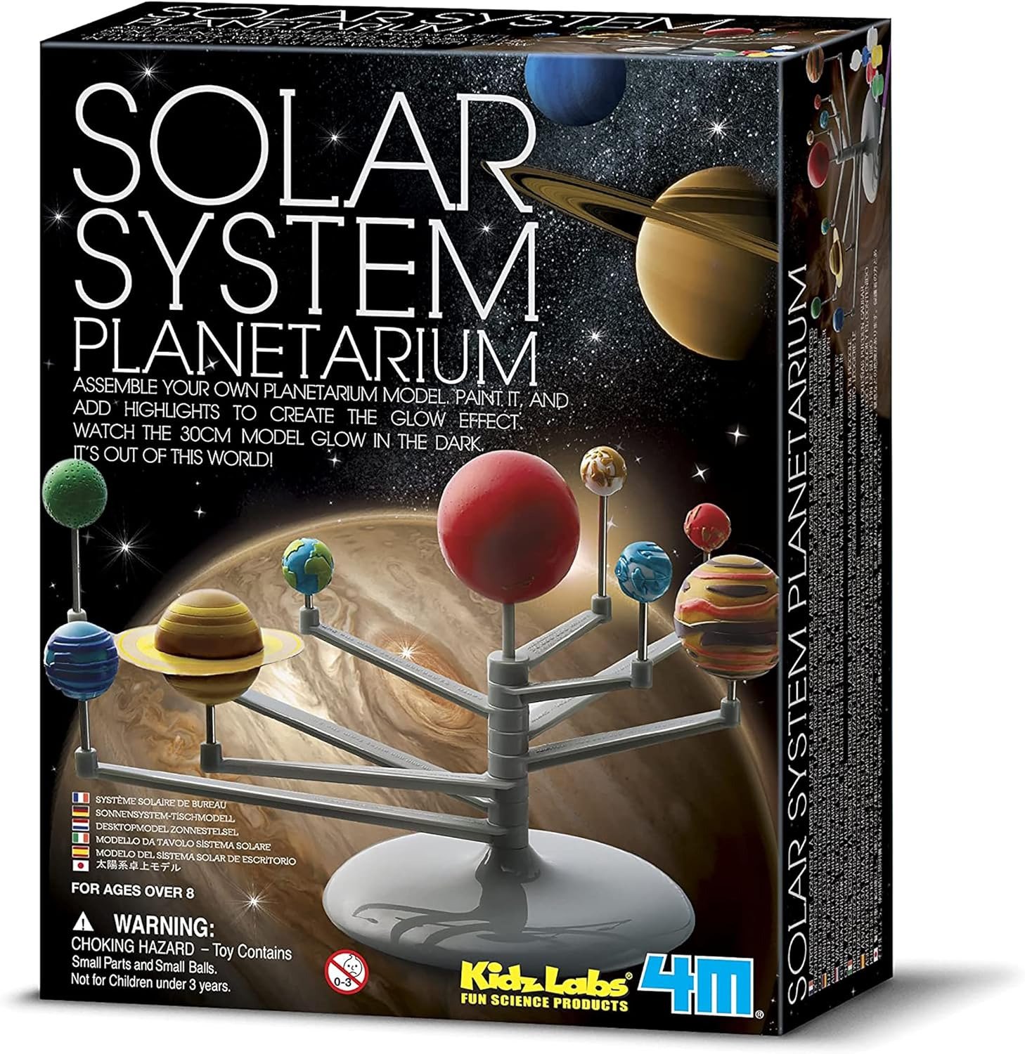 Solar System Planetarium - DIY Glow in the Dark Astronomy Planet Model Stem Toys