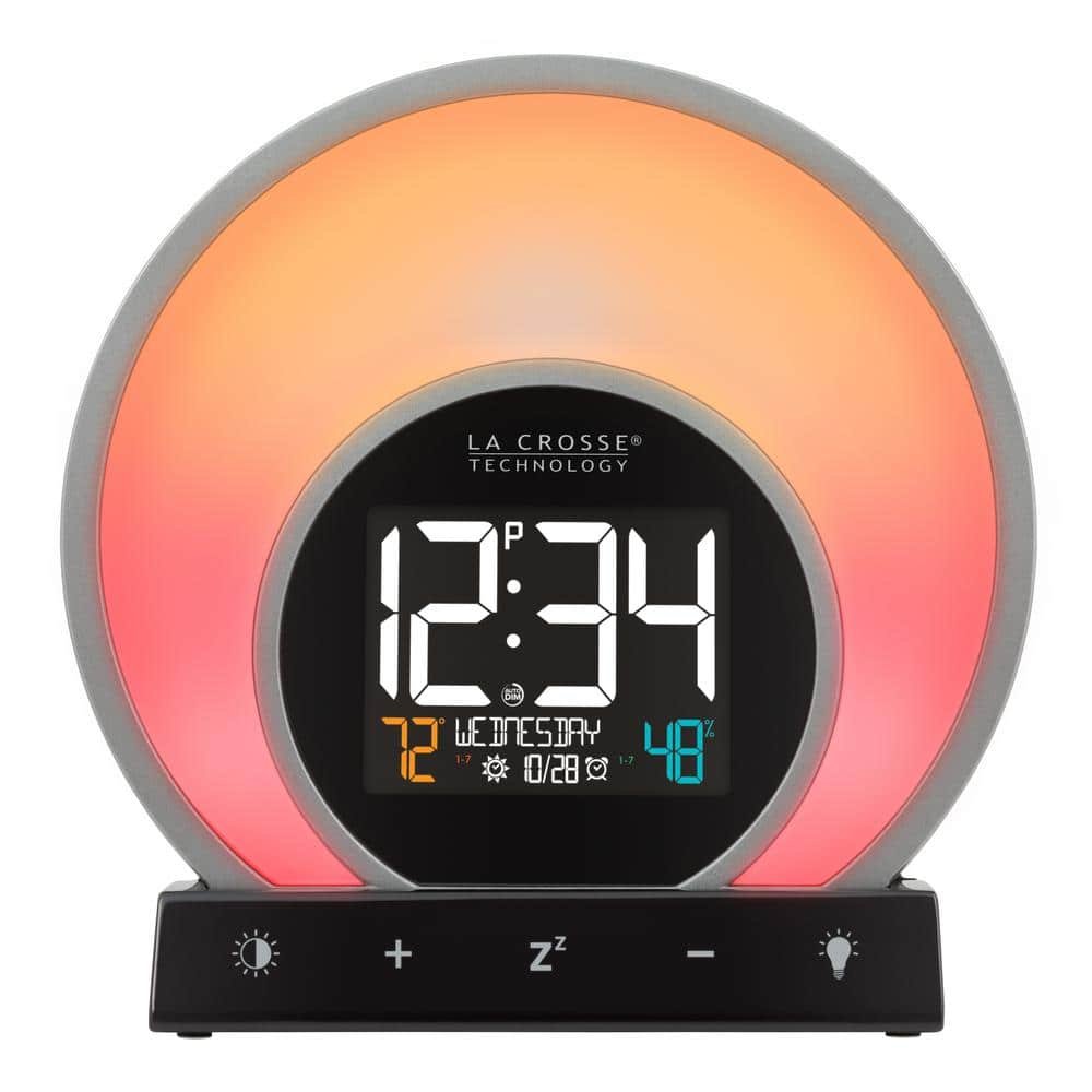 Soluna C79141 Mood Light Alarm Clock with Temperature and Humidity