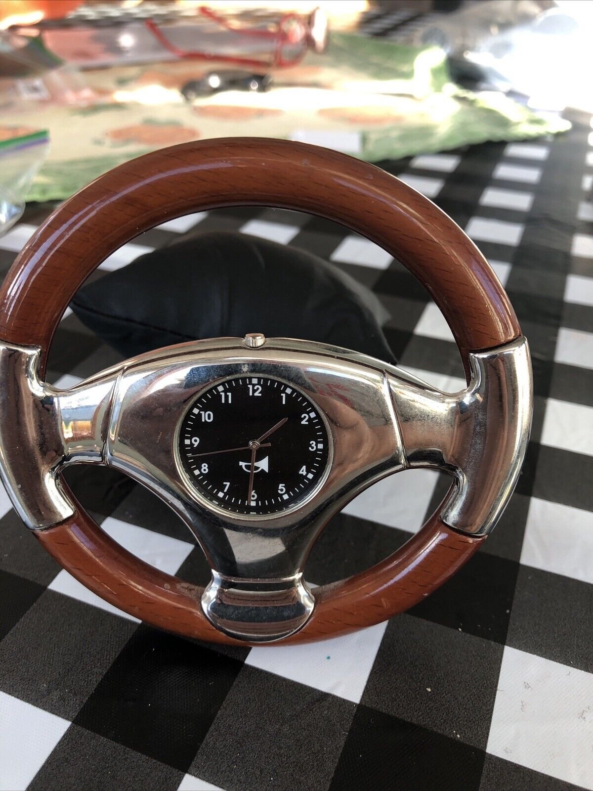 Steering Wheel Desk Clock