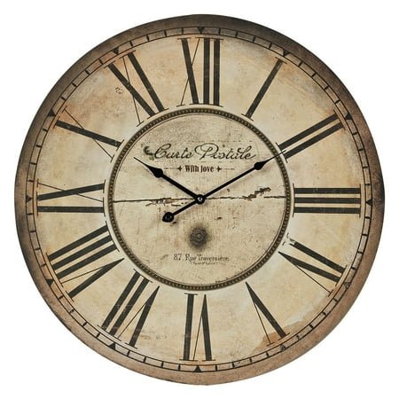 Sterling Carte Postal Clock Wall Clock