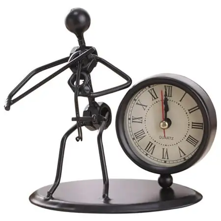 Susoonfo Modern Desktop Decor Accessories Creative Iron Stainless Steel Desk Clock Retro photo Susoonfo Modern Desktop Decor Accessories Creative Iron Stainless Steel Desk Clock Retro featured