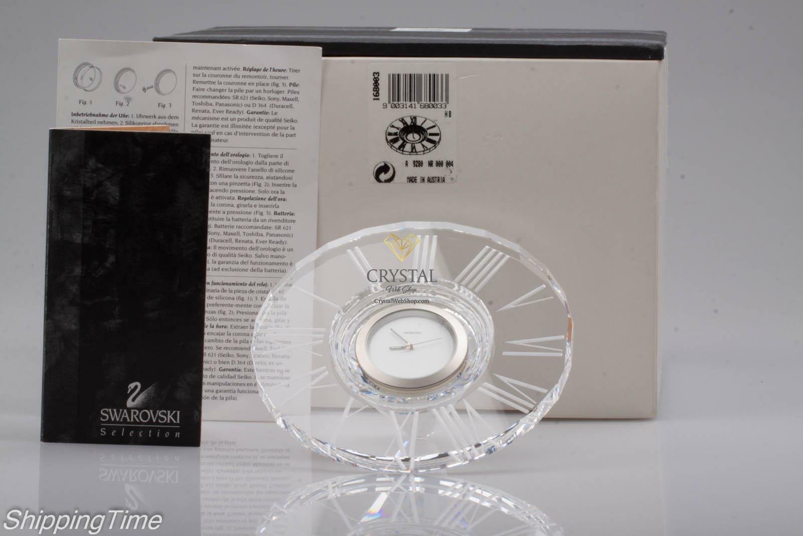 Swarovski Clock Table - Helios 168003