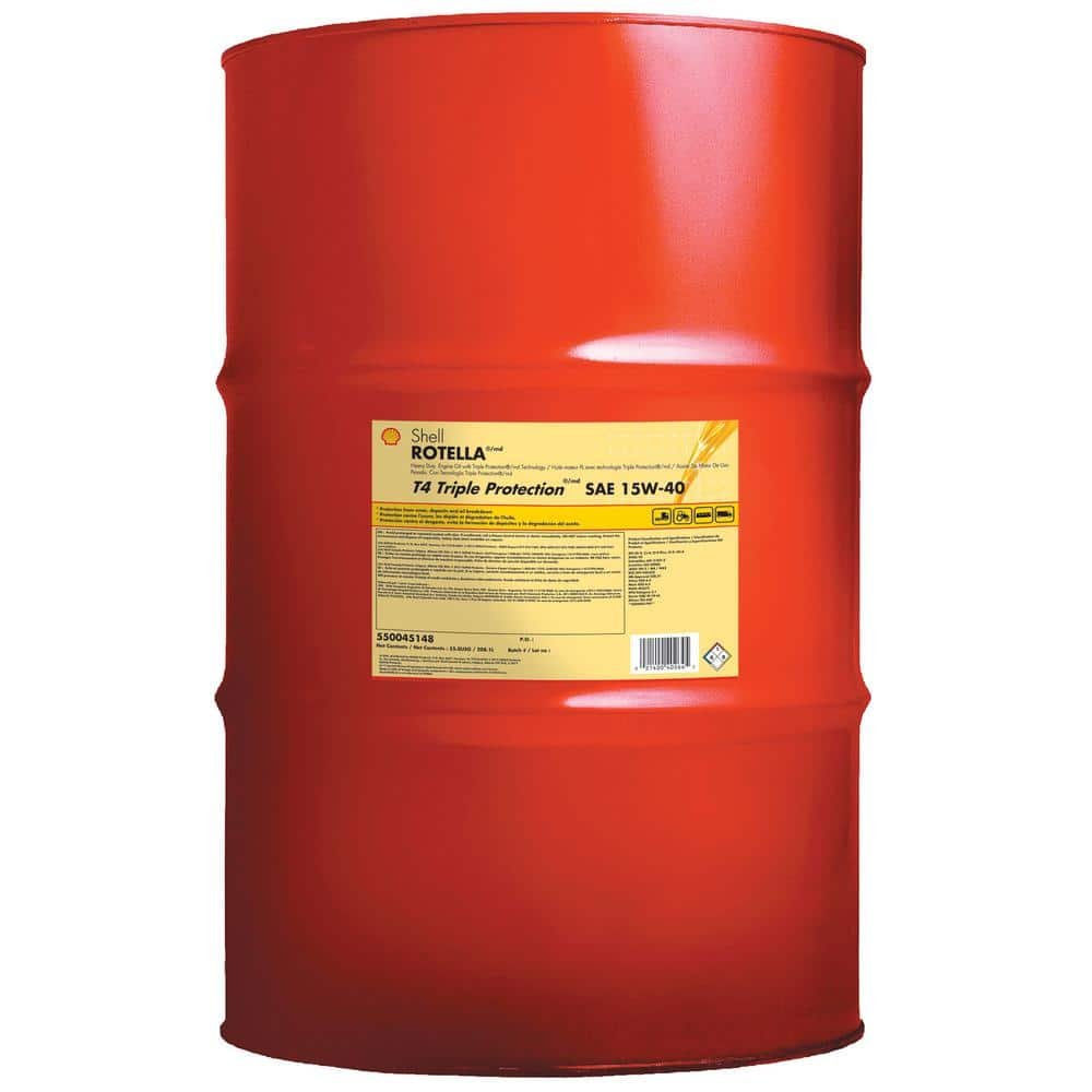 T4 Triple Protection SAE 15-Watt-40 Diesel Motor Oil 55 Gal.