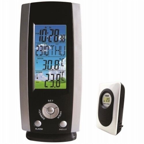 Taylor 3-Channel Weather Station with Clock (Pack of 3)