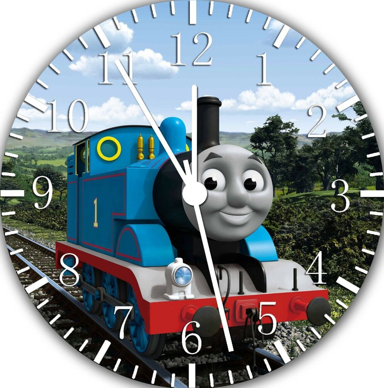 Thomas The Train Wall Clock E140 Personalized option with adding name
