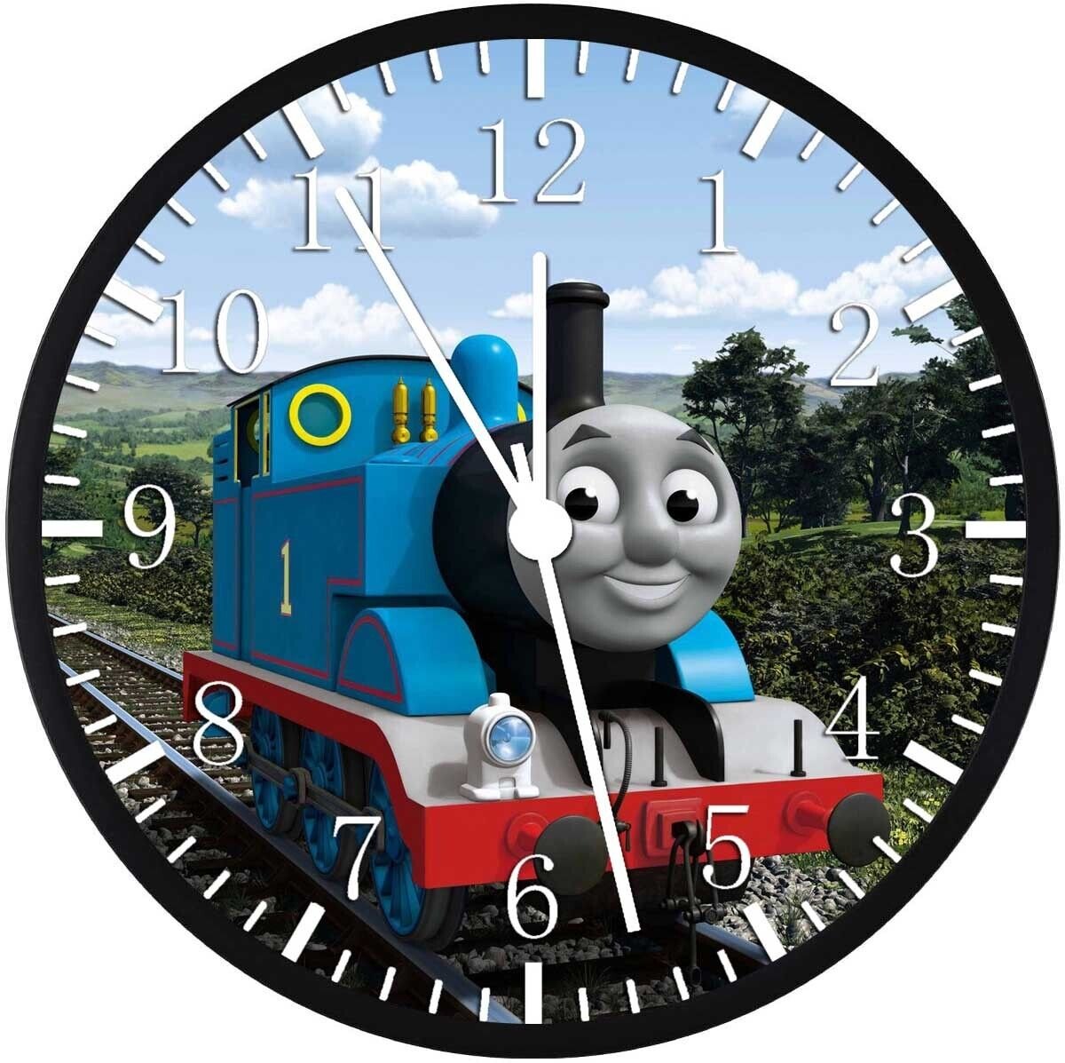 Thomas Train Wall Clock 12" Large Personalized option with adding names E140