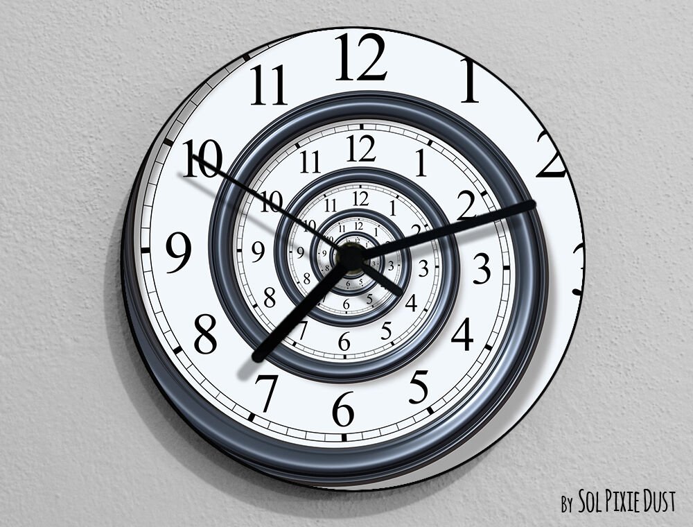 Time Travel Wall Clock