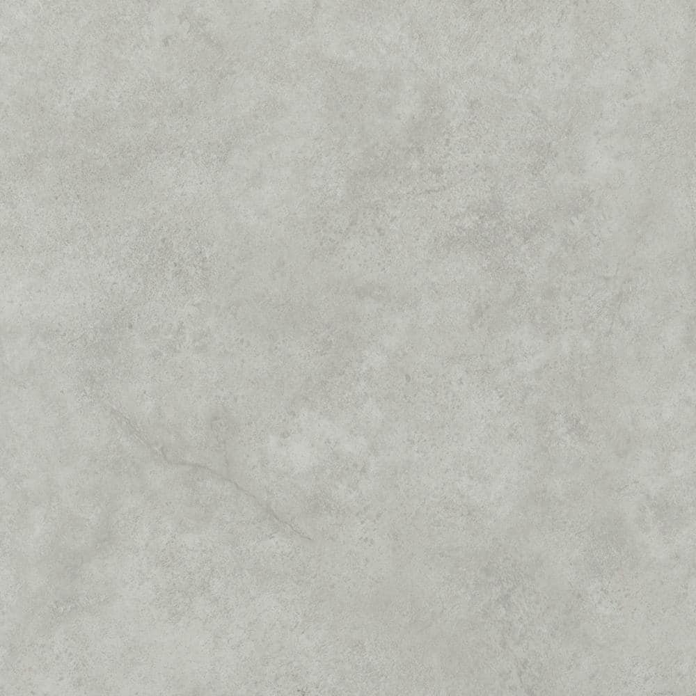 Toledo Silver 17.28 in. x 17.28 in. Matte Stone Look Ceramic Floor...