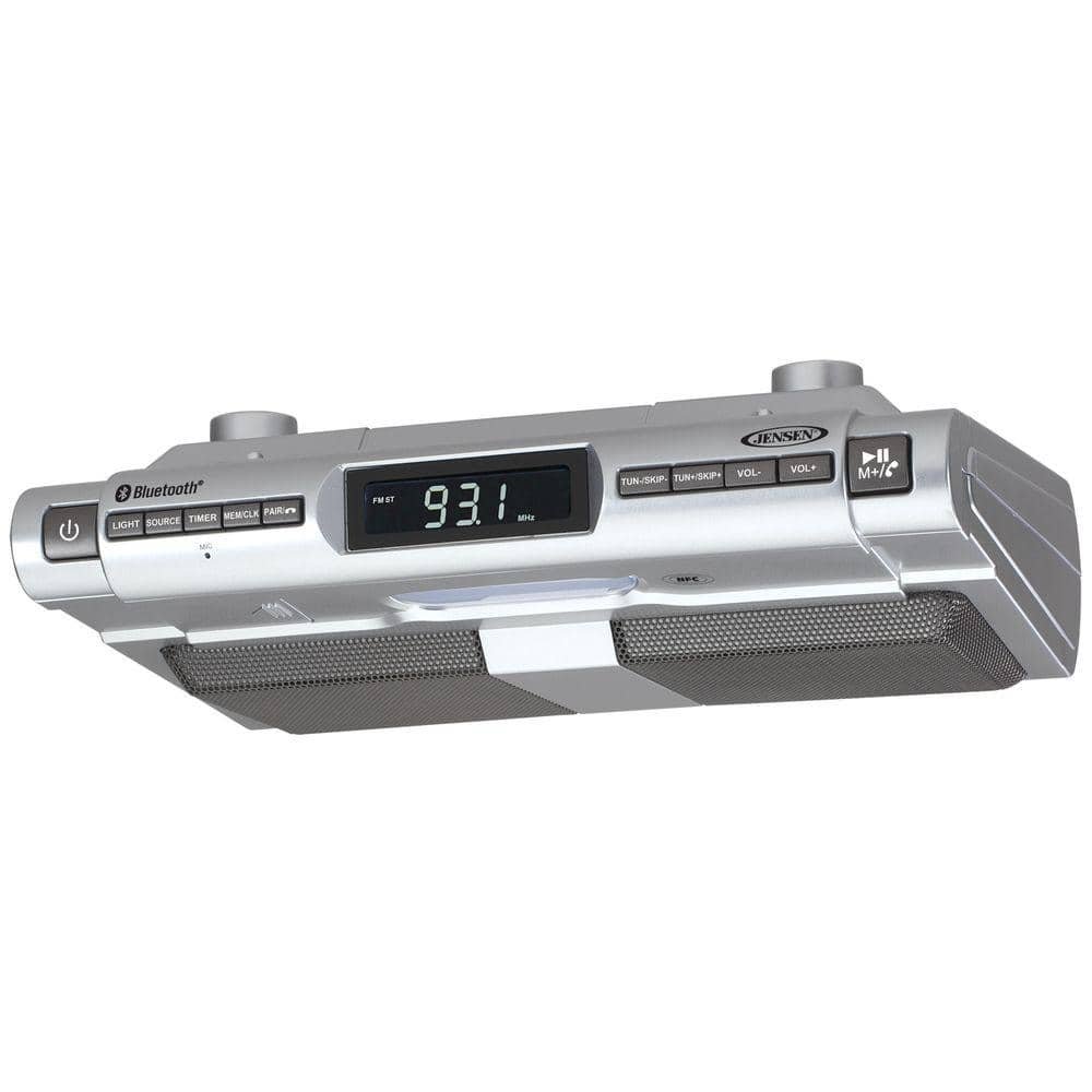 Under Cabinet Universal Bluetooth Music System - Silver