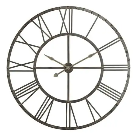 Upton Oversized Wall Clock 44 . 5 diam. In photo