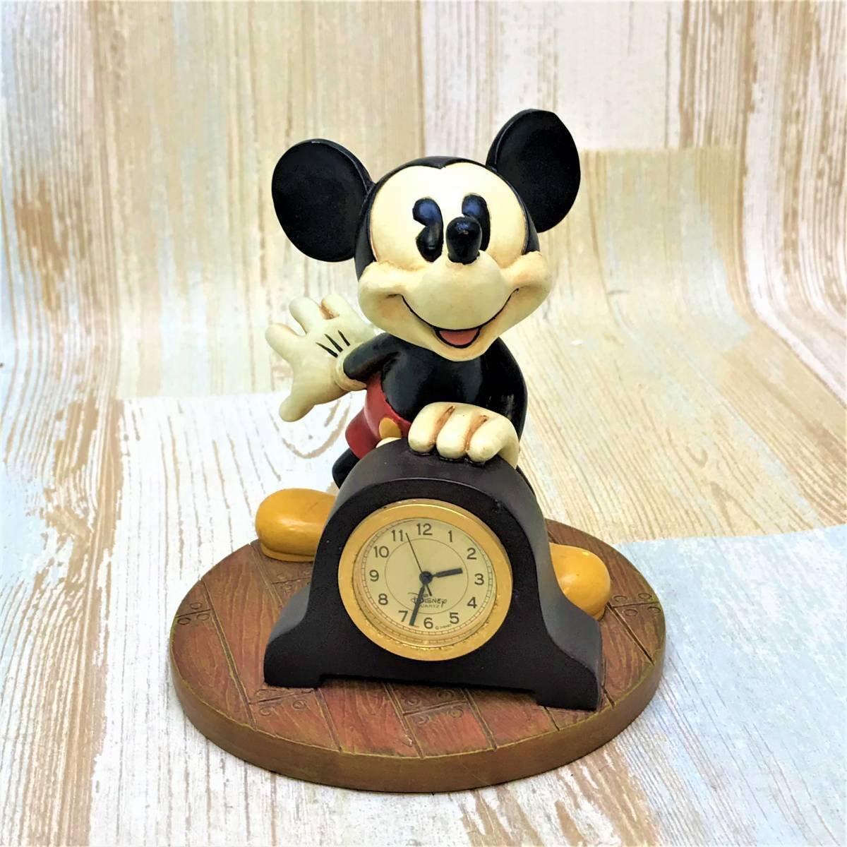 Usa Limited Mickey Mouse Table Clock Ceramic Figurine Figure Disney Tdl Disneyla