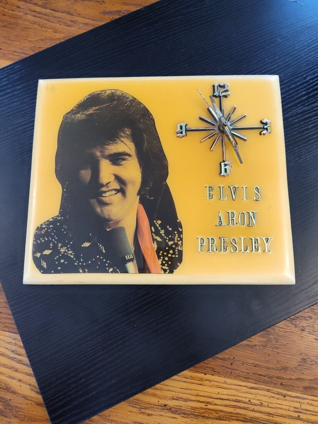 Vintage Elvis Personalized Hand Painted Wall Clock *Works