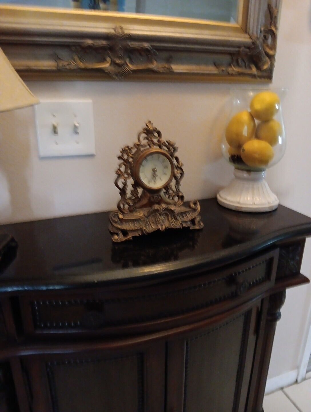 Vintage French colony style clock