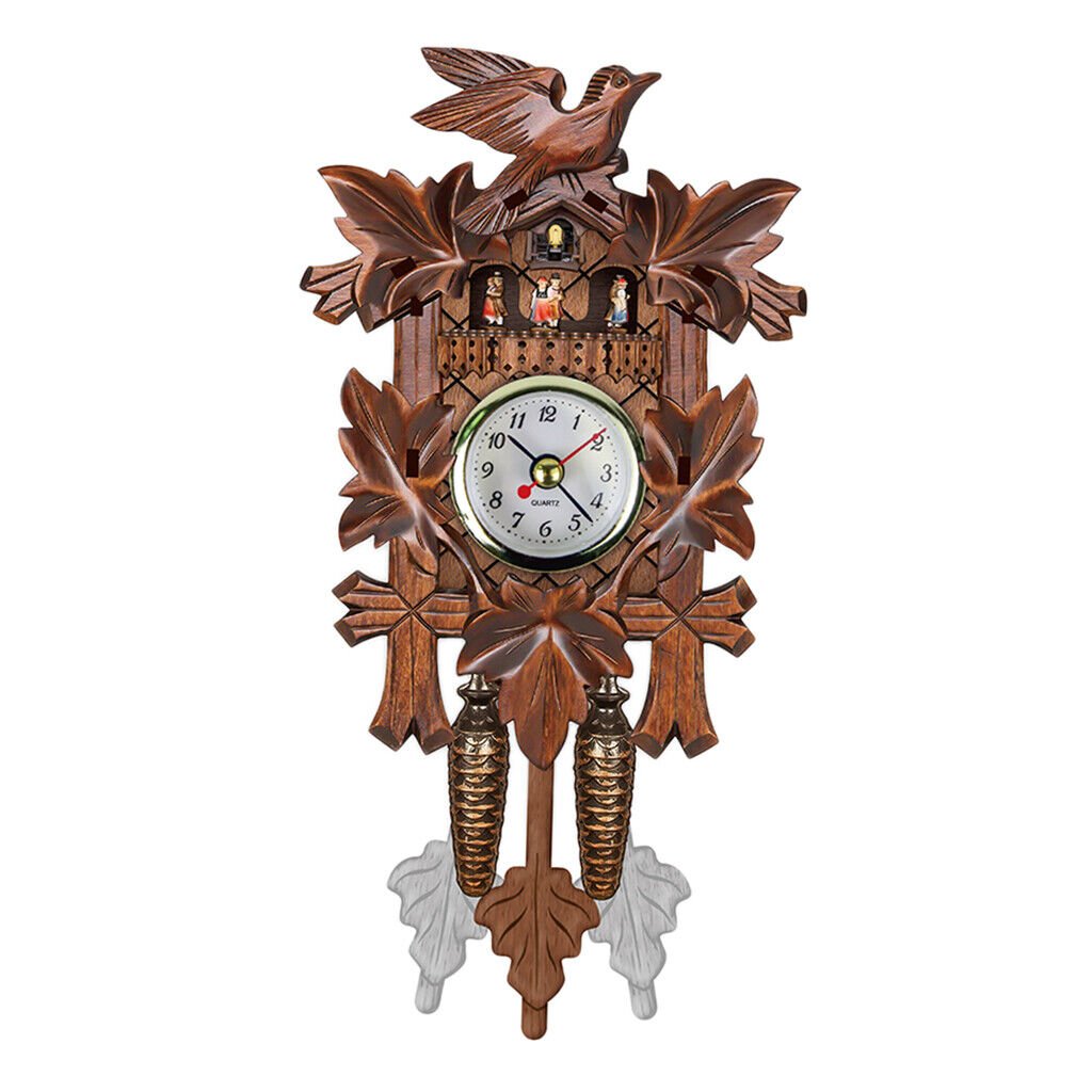 Vintage German Cuckoo Clock Art Wall Clock Home Living Room Bedroom Decor