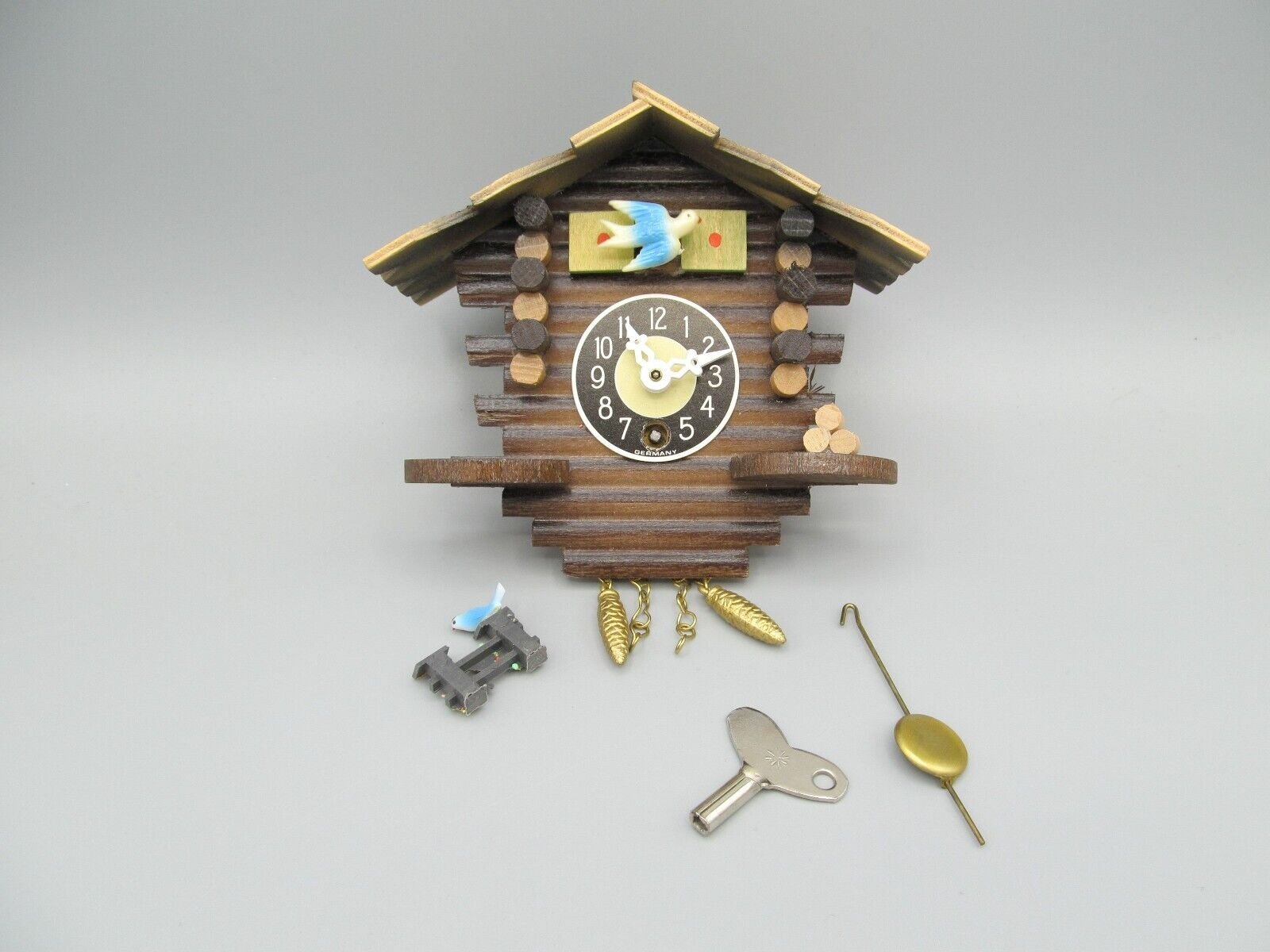 Vintage Germany Miniature Cuckoo Clock