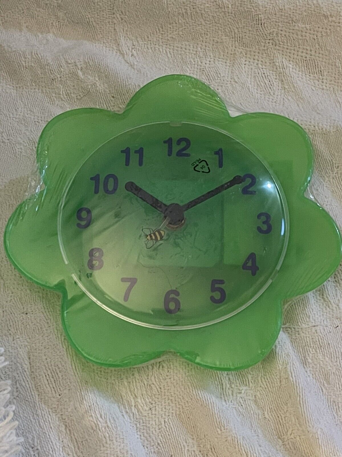 Vintage IKEA Saftig Wall Clock 8” Green Rare