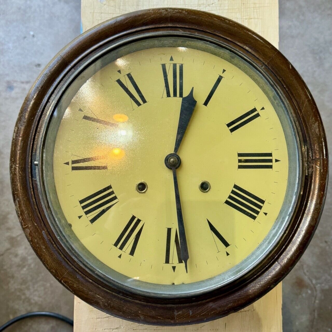 Vintage Royal Wall Clock - Made in Japan - Rare Antique with Key & Pendulum