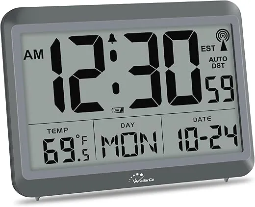Radio Controlled Digital Wall Clocks photo Radio Controlled Digital Wall Clocks featured image