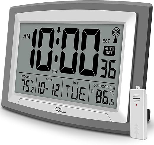 Best Day Date Atomic Wall Clocks