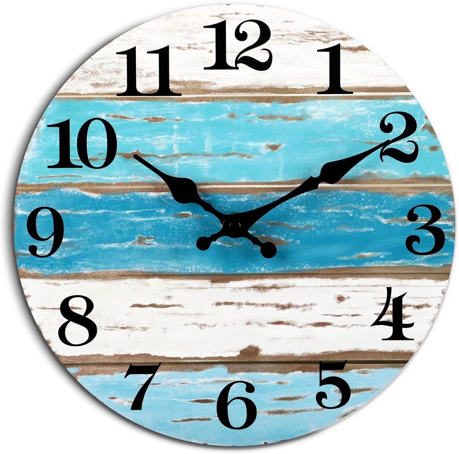 Wall Clock Nautical Decor Beach Outdoor Clocks For Patio Wall Clocks Battery Ope