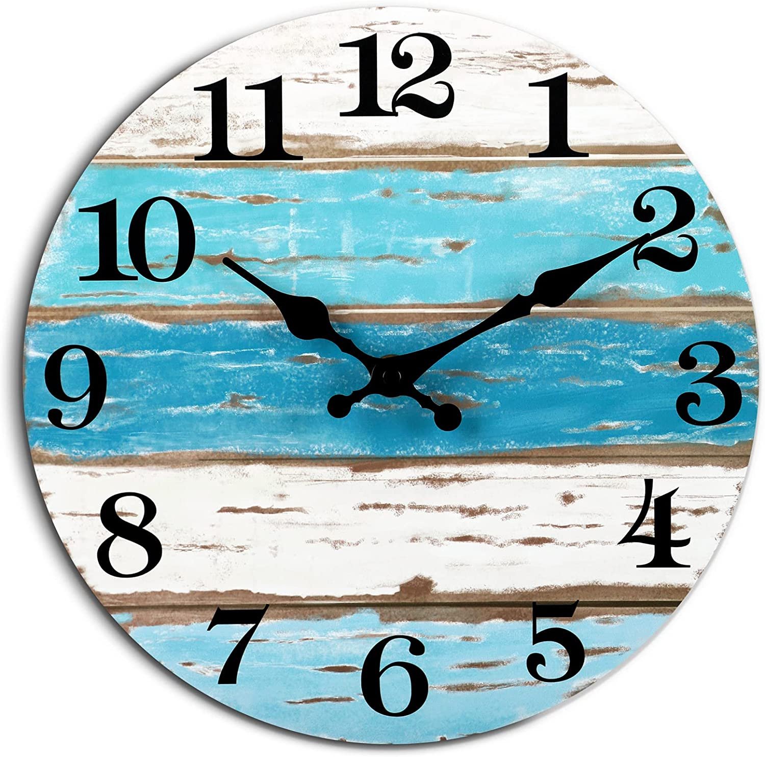 Wall Clock Nautical Decor Beach Outdoor Clocks For Patio Wall Clocks Battery Ope