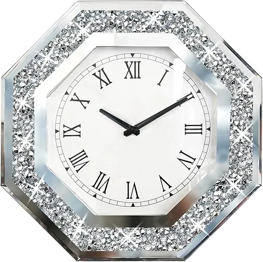 Leaves Leaf Diamonds Wall Clocks photo