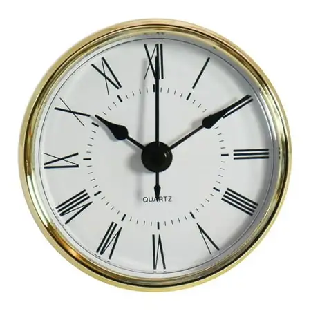 ✪ Wall Clock Round Quartz Fit up Insert Battery Operated Modern Style Roman Numeral for Kitchen photo ✪ Wall Clock Round Quartz Fit up Insert Battery Operated Modern Style Roman Numeral for Kitchen