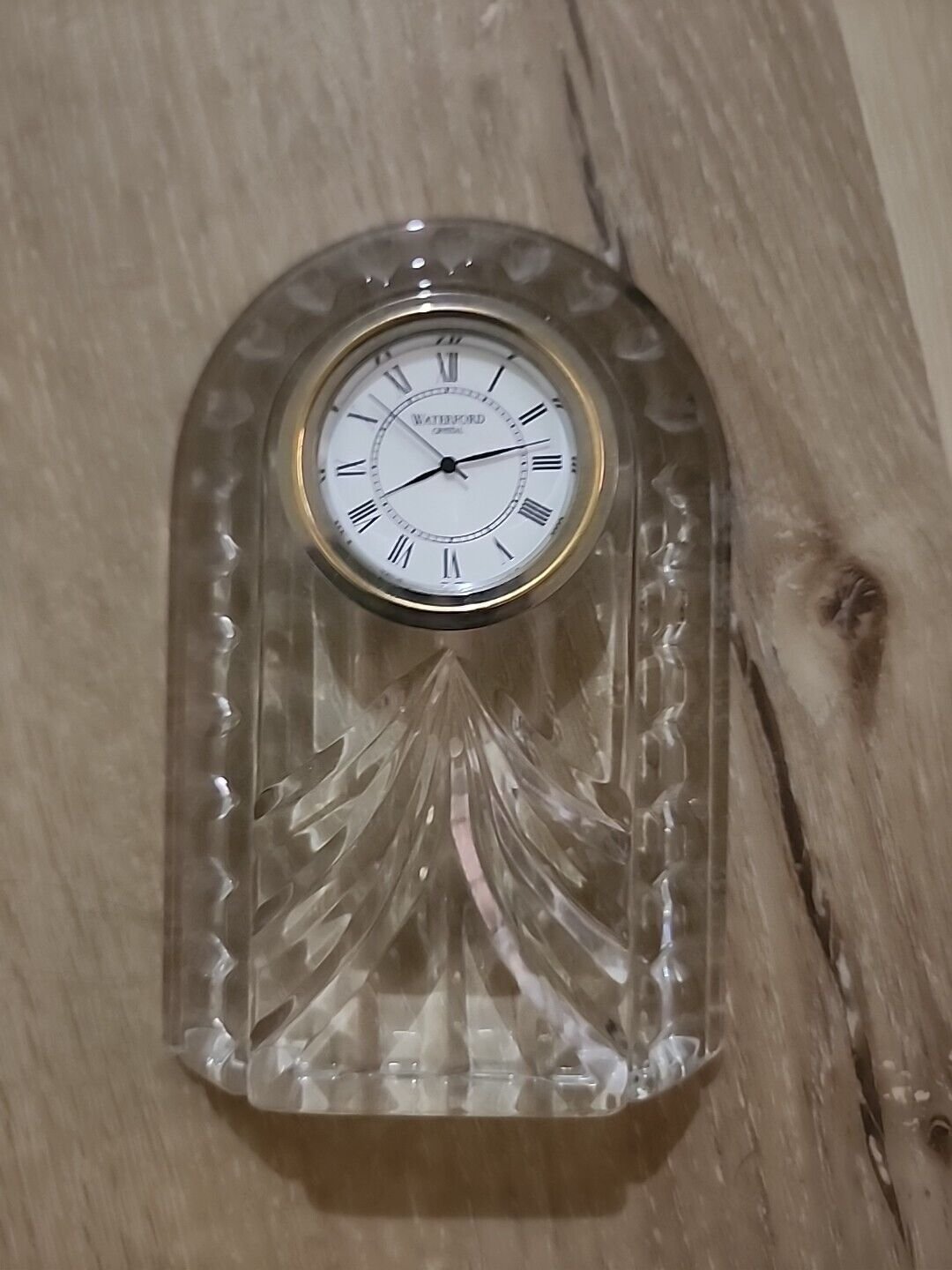 Waterford Crystal Large 8” Overture Large Clock