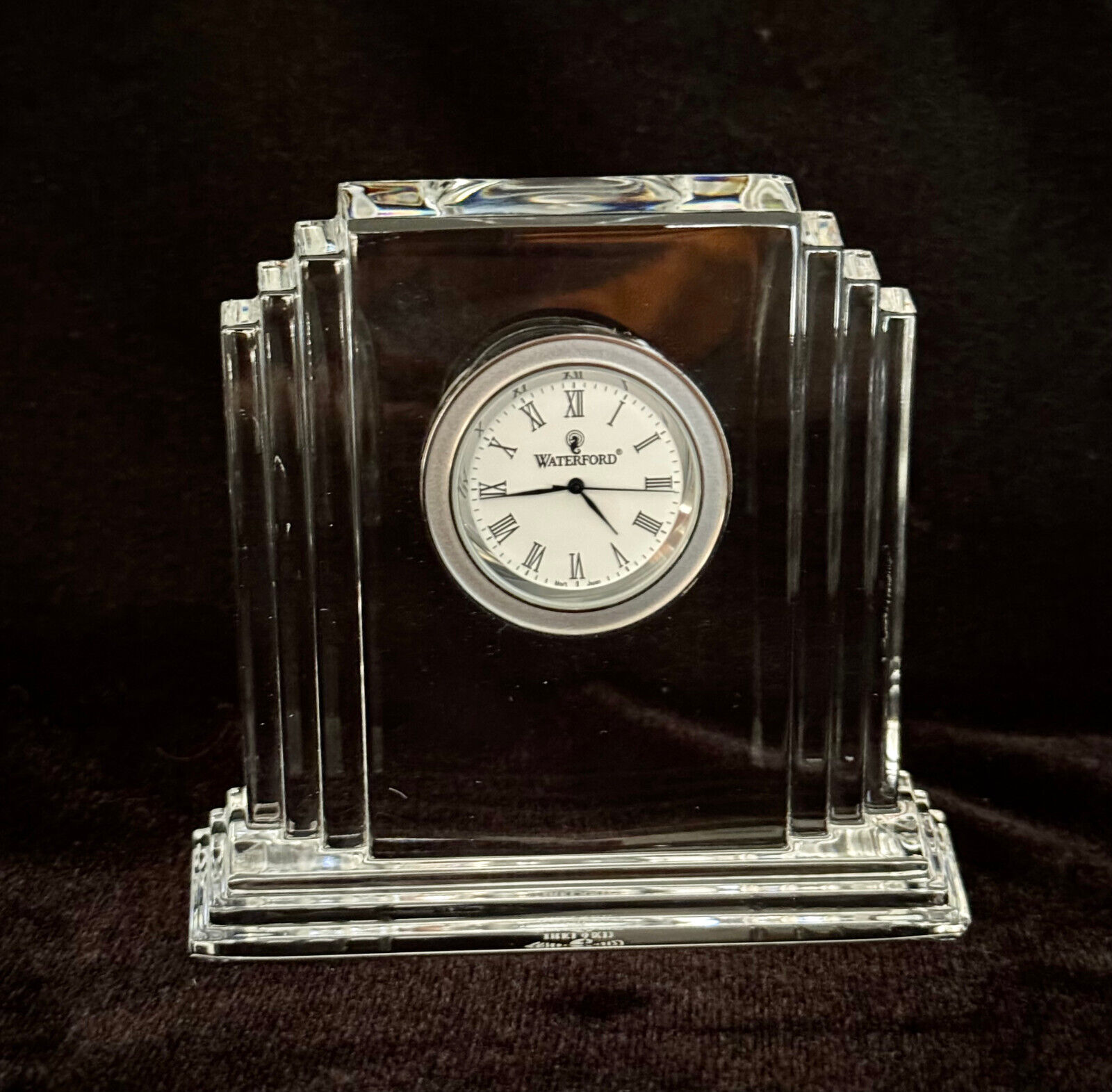 Waterford Crystal Metropolitan Clock Made in Ireland