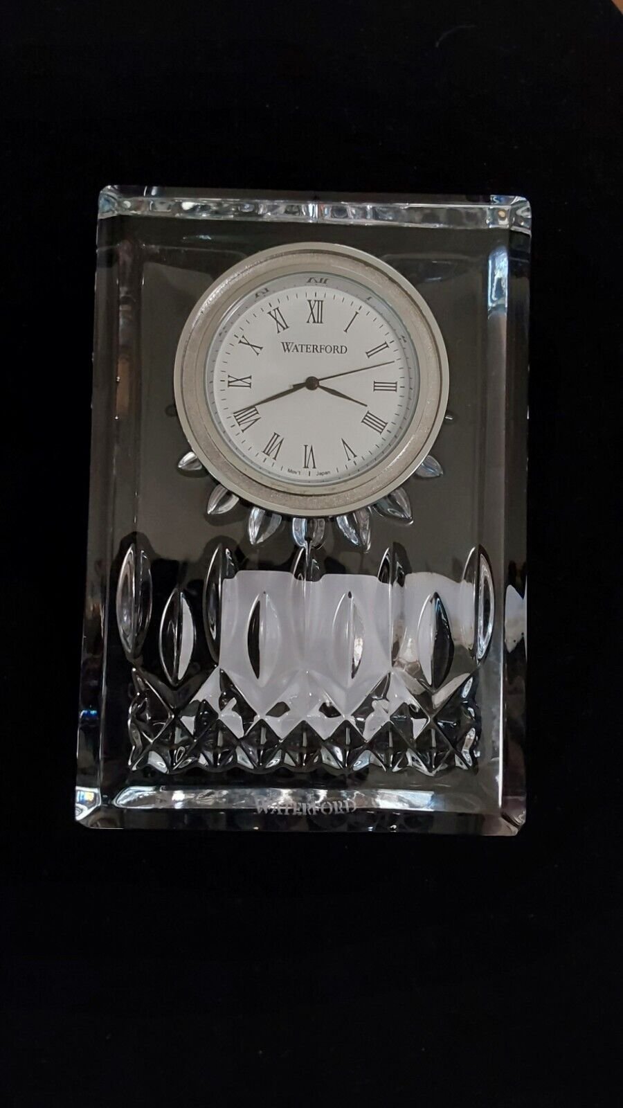 Waterford Lismore Clock 4'' Rectangular Clock