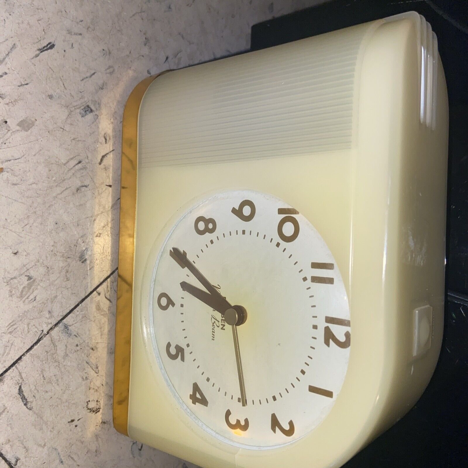 Westclox Big Ben Moonbeam Alarm Clock Tested Works 1940’s Vintage