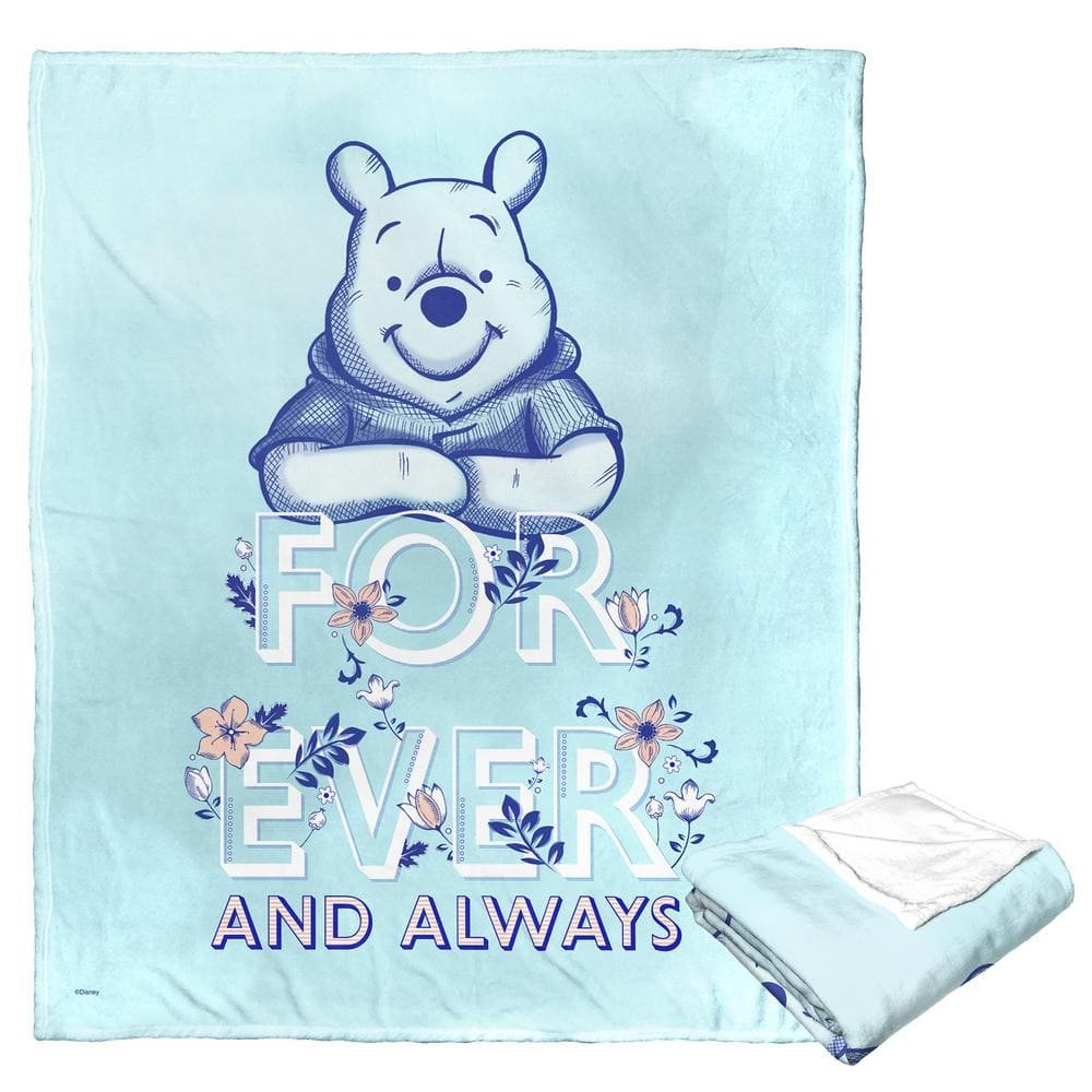 Winnie The Pooh Forever Pooh Silk Touch Multi-Colored Throw Blanket