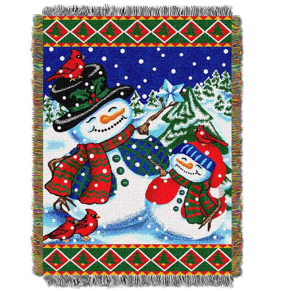 Winter Pals Lic Holiday Tapestry Throw