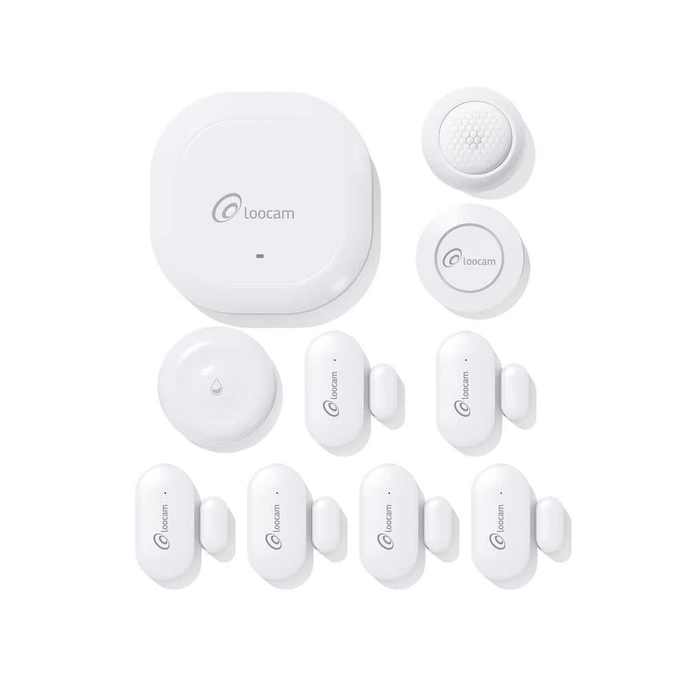 Wireless Home Security System 10-Piece, Smart Hub, Door Window Sensor, Water Leak...
