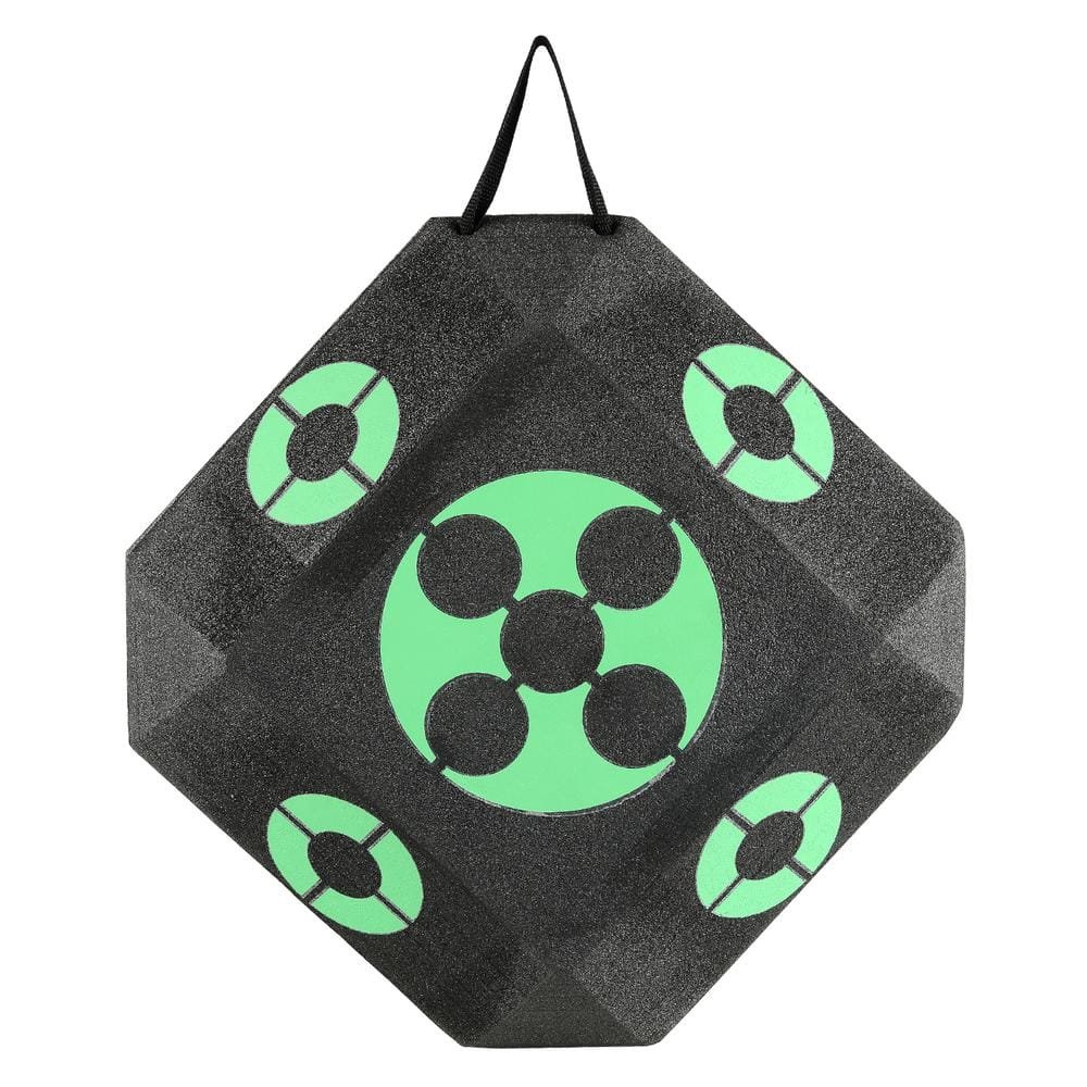 15 in. x 15 in. Archery Target, Portable All-Side Shooting Arrow Target...