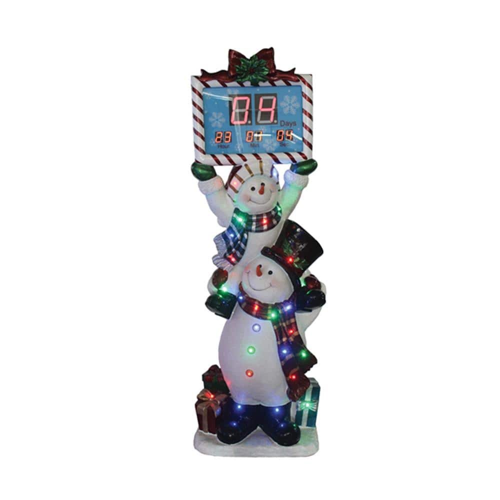 63 in. Christmas Countdown LED