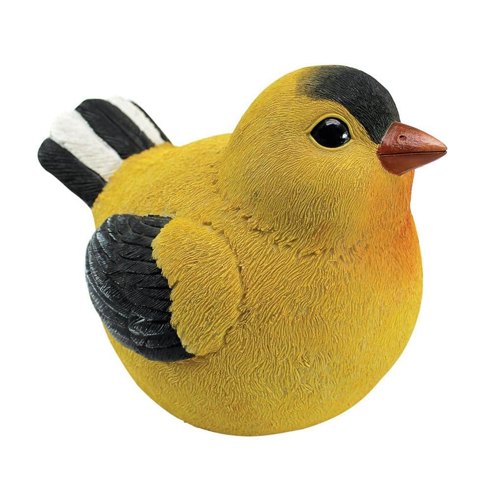 6.5 in. H Goldfinch Burly Bird Statue