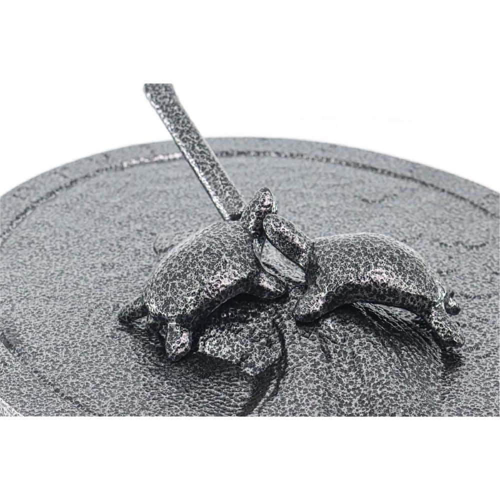 Cast Metal Turtle Sundial - Swedish Iron